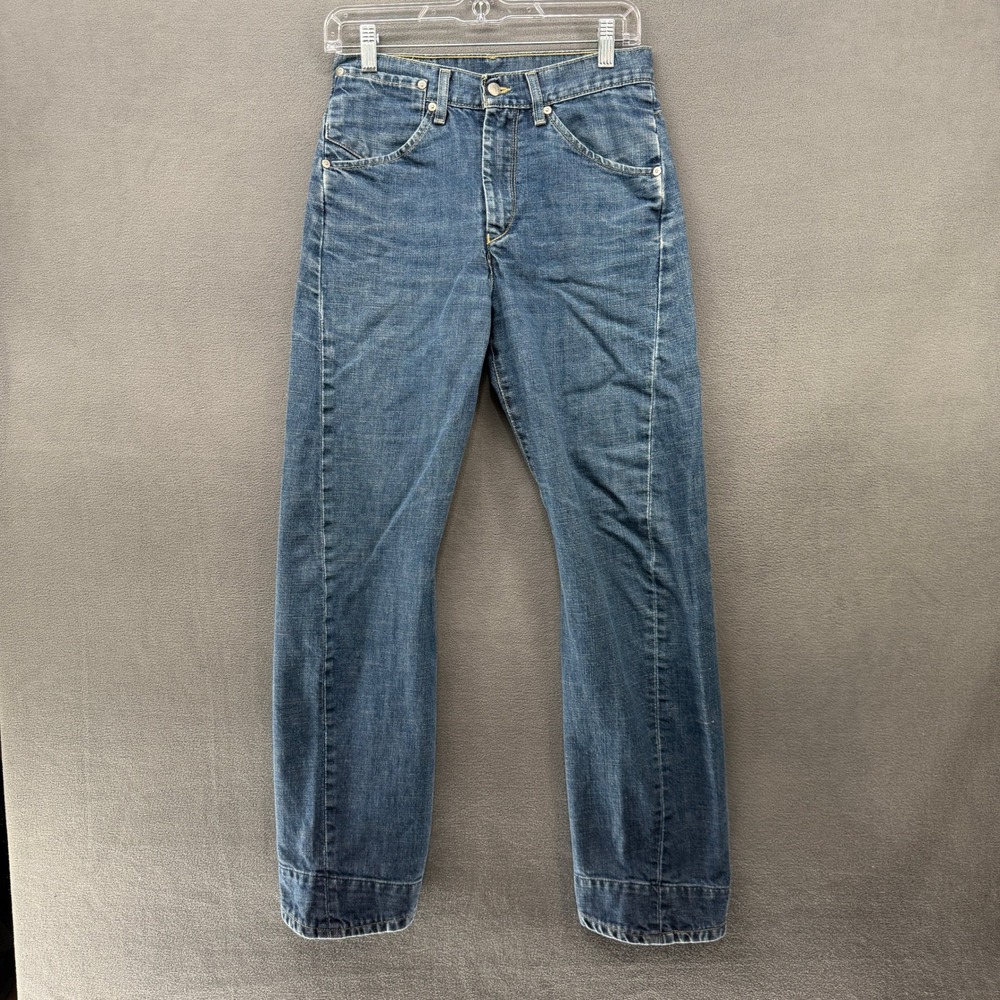 Levis Engineered Jeans Blue Denim Twisted Seam 28x30 Ergonomic Fit